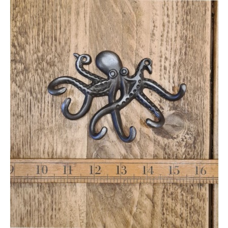 octopus wall hook in cast iron #octopus