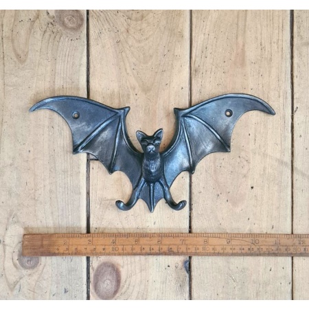 antique iron flying bat hook