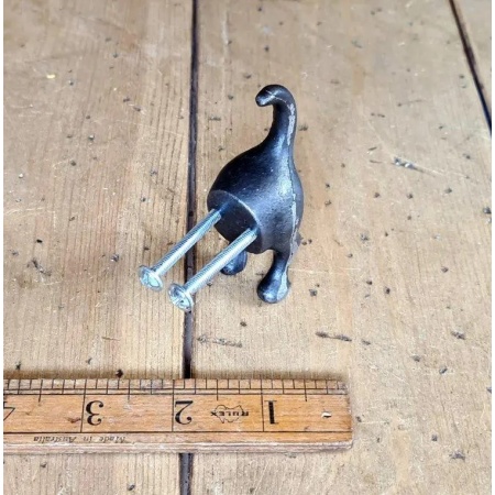 dog tail hook cast iron