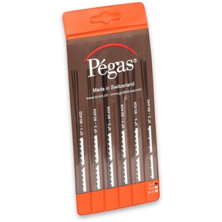 Pegas Scroll Saw Blade Starter Pack - Wood 18 Pack