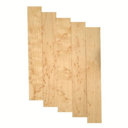 Birdseye Maple Hardwood Pen Blanks x5