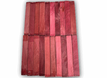 South African Pink Ivory Pen Blanks - Extremely Rare Pack of 5