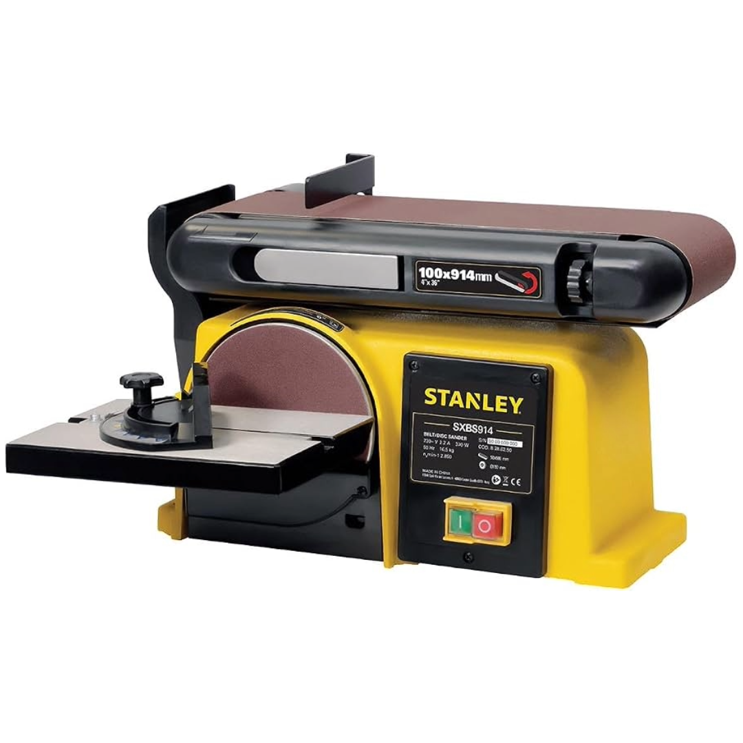 Stanley Belt & Disc Sander 240V 370W SMCBS914E