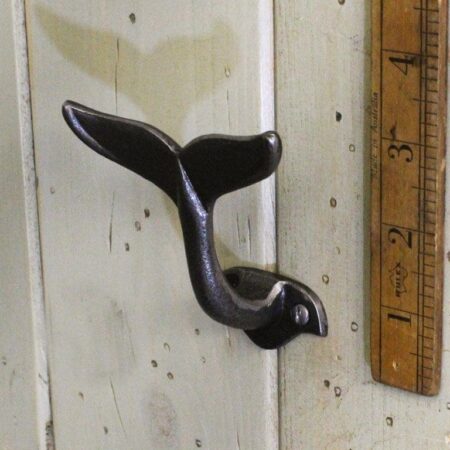 Cast Iron Whale Tale Coat Hook #castiron #coathook