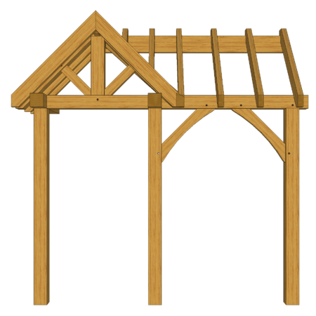 Oak Porch - 3373 - School House Style