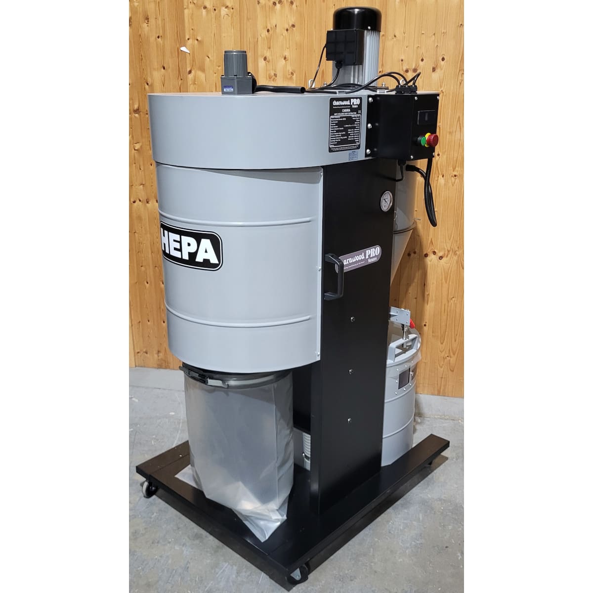Charnwood PRO 4hp HEPA Cyclone Dust Extractor with Remote Start & Auto Filter Cleaning C400RA - Image 12