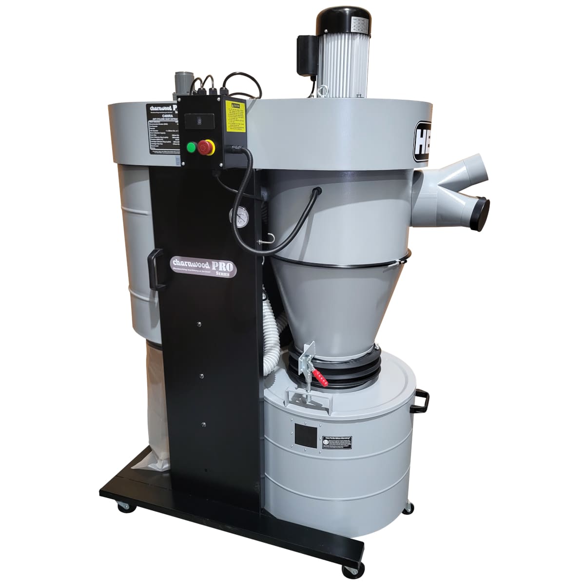 Charnwood PRO 4hp HEPA Cyclone Dust Extractor with Remote Start & Auto Filter Cleaning C400RA
