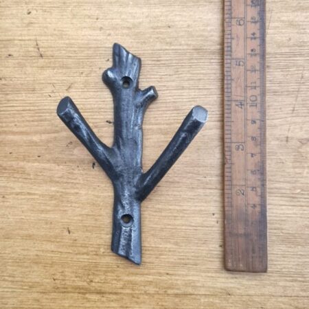 casit iron double tree branch coat hook #ironmongery #coathook