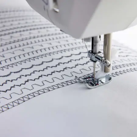 Decorative stitches on the Husqvarna Viking Onyx 15 sewing machine