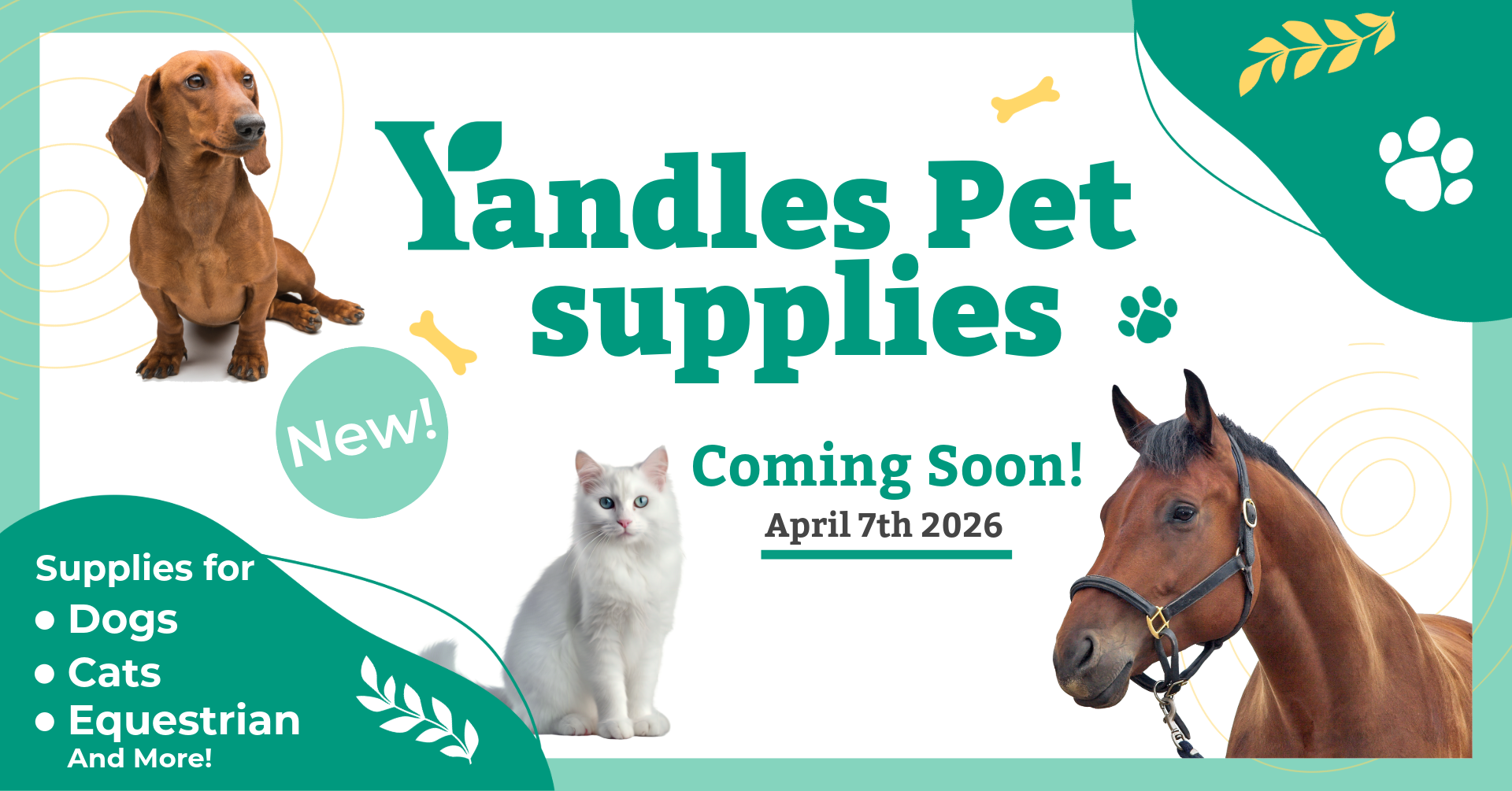 Yandles Pet Supplies!