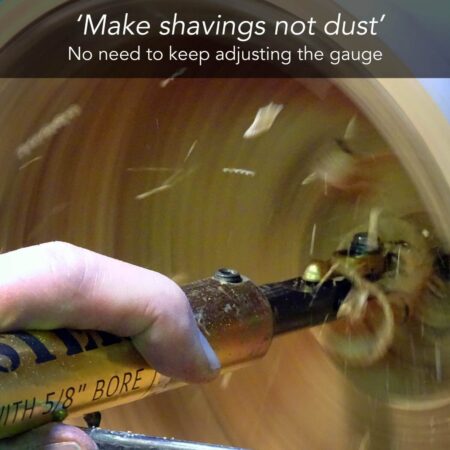 Woodcut tools pro-forme hollowing action shot #woodcut #hollowing #woodturning