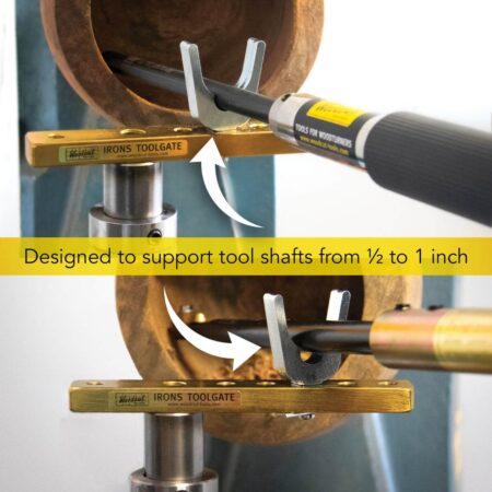 woodcut phil irons tool gate for hollowing #woodturning #woodcut #philirons #hollowing