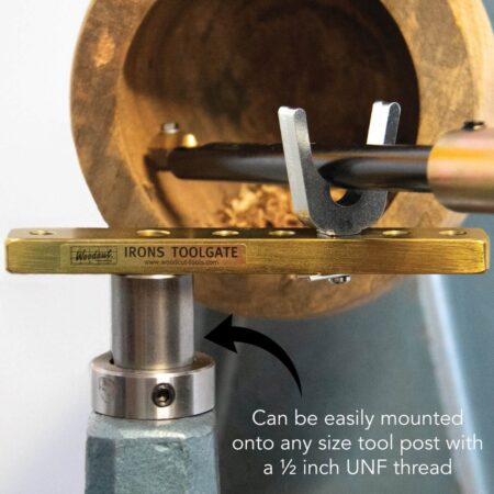 woodcut phil irons tool gate for hollowing #woodturning #woodcut #philirons #hollowing