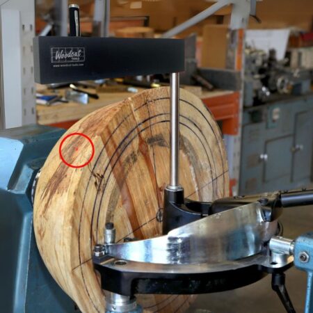 Woodcut tools bowlsaver light guide #woodcut #woodturning #bowlsaver