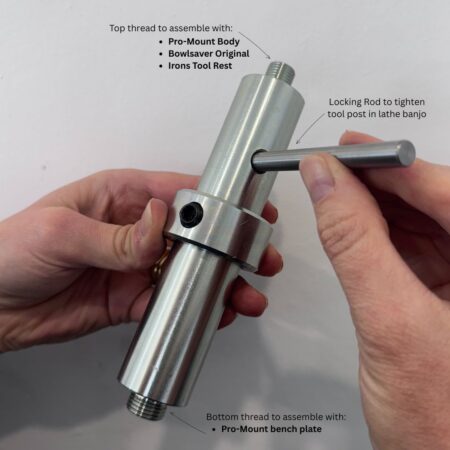woodcut tools toolpost for woodturning, bowlsaver, irons tool gate and pro mount #woodturning #woodcut #toolpost