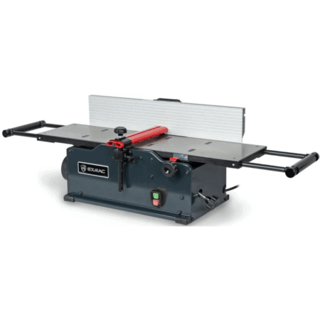 Exmac 8" Surface Planer With Carbide Block, Cast Iron Extending Tables & 1.6HP Motor - A200