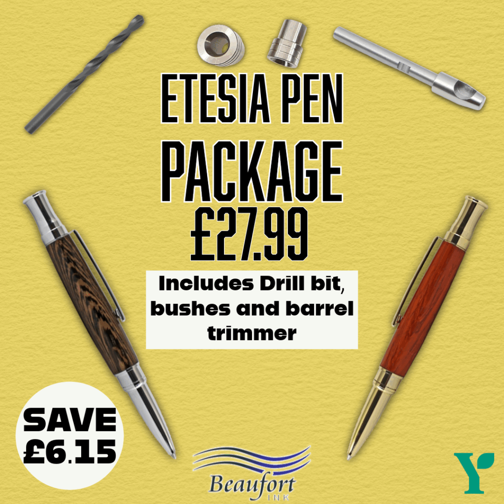 etesia beaufortink pen turning