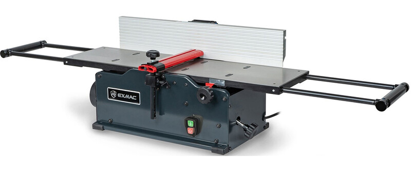 Exmac 8" Surface Planer With Carbide Block, Cast Iron Extending Tables & 1.6HP Motor - A200 - Image 17