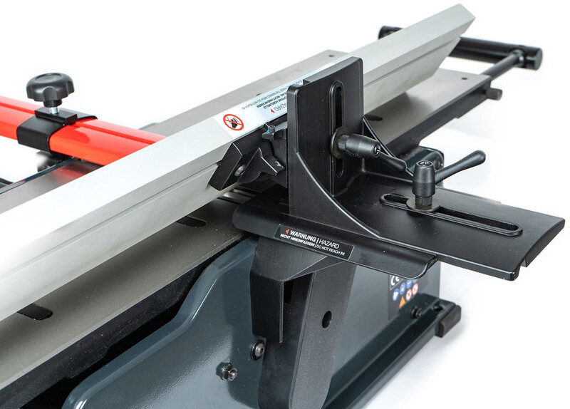 Exmac 8" Surface Planer With Carbide Block, Cast Iron Extending Tables & 1.6HP Motor - A200 - Image 12