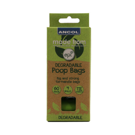 Refill Poop Bag Rolls 4 Rolls 60 Bags