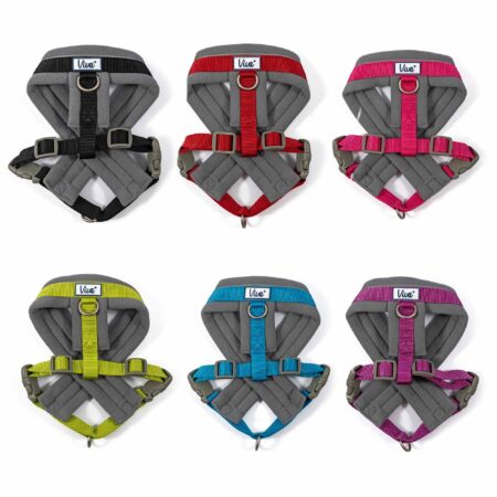 Viva Padded Harness Black S 36-42cm