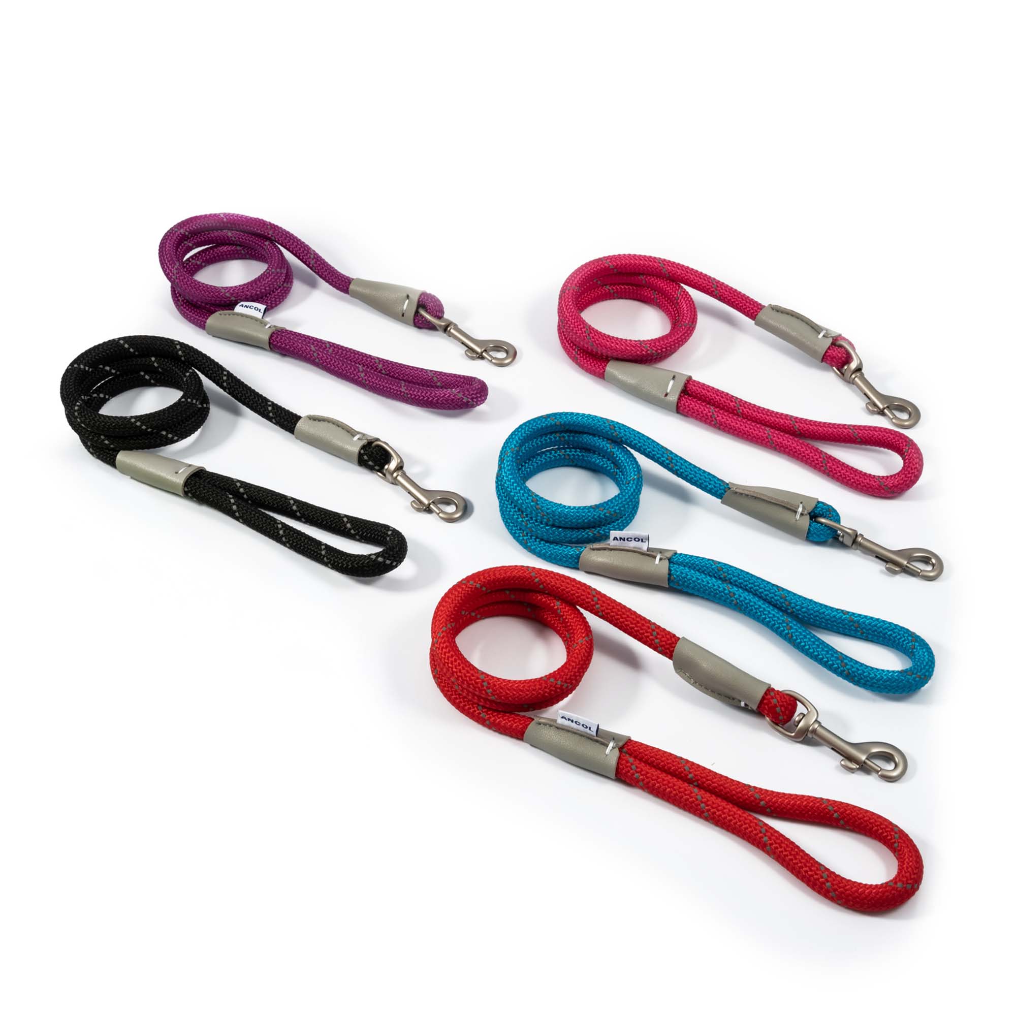 Viva Rope Lead Reflective Black 1.07mx10mm