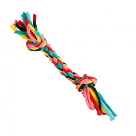 playtime multi coloured rope dog toy #dogtoy #rope