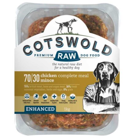 Cotswold RAW 70/30 Adult Enhanced Enhanced Chicken 1kg Mince