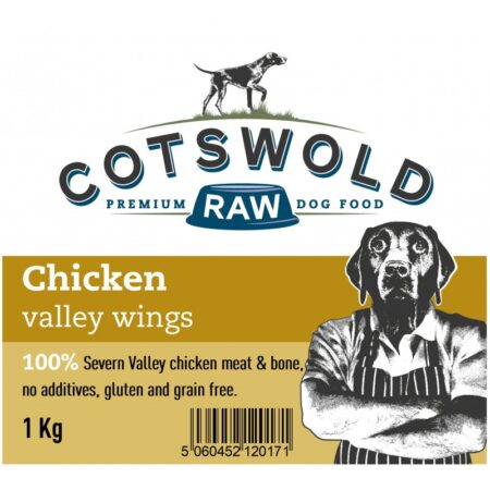 Cotswold RAW Meat and Bone Chicken Wings Chicken 1kg Bones