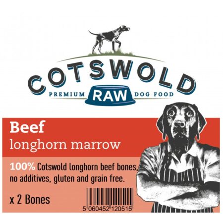 Cotswold RAW Meat and Bone MarrowBone  - Standard Beef x 2 Bones