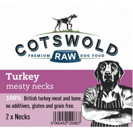 Cotswold RAW Meat and Bone Necks Turkey x 2 Bones