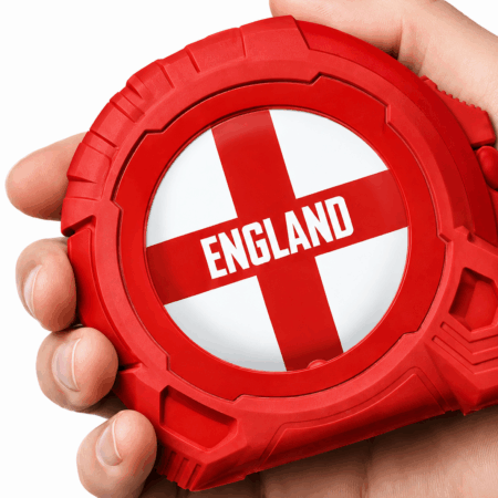 England World Cup Tape Measure 5m/16ft