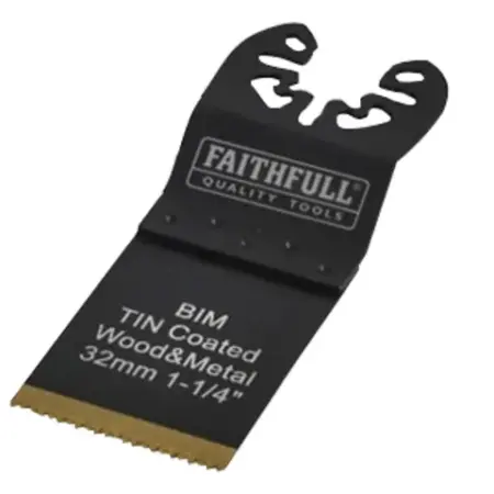 Multi-Functional Tool Bi-Metal Flush Cut TiN Coated Blade 32mm