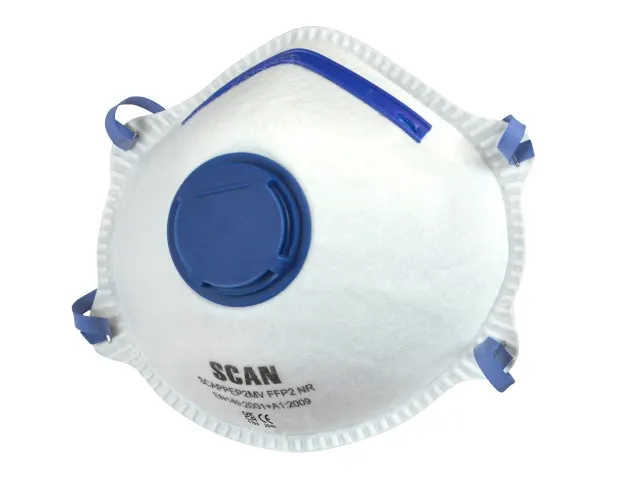 Moulded Disposable Mask Valved FFP2 Protection (Pack 3)