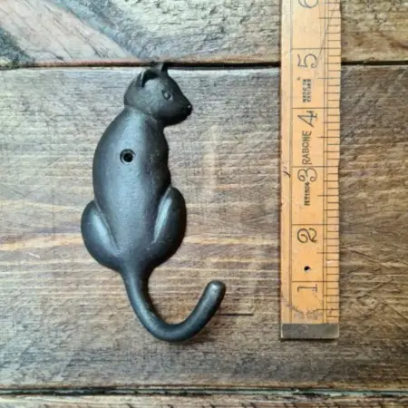 cast iron cat coat hook #castiron #cat #coathook