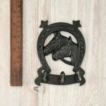 cast iron coat hook with horse on #castiron #coathook #horse