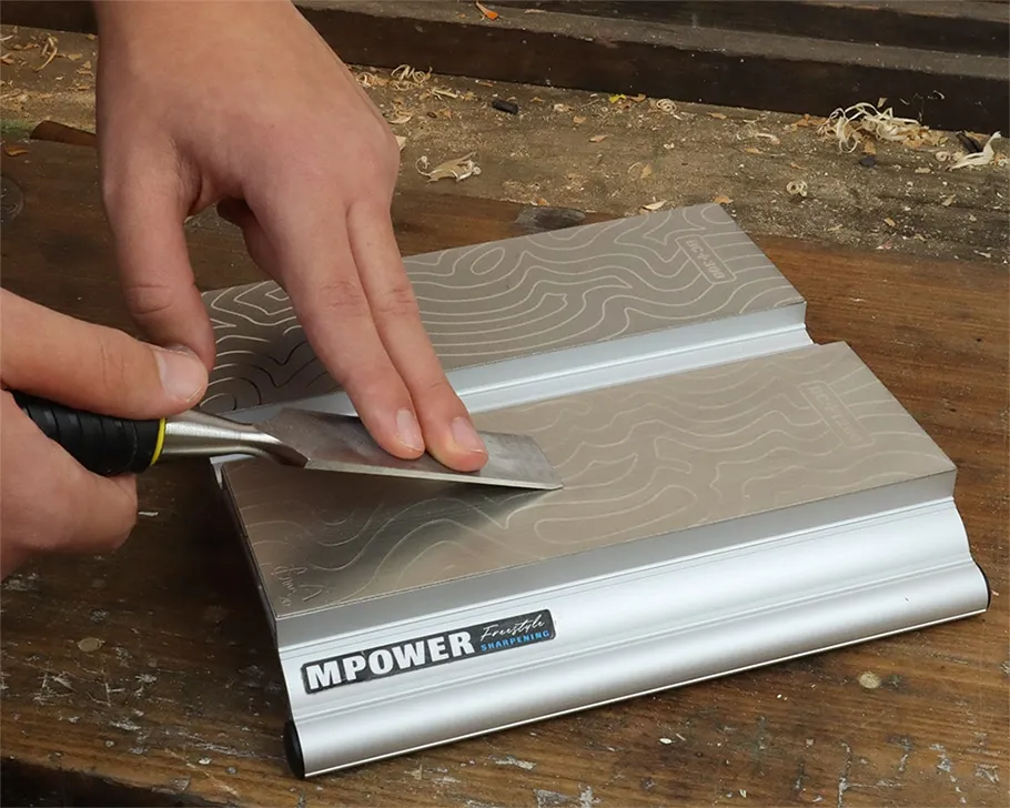 MPower SB2 8" Double Diamond Sharpening Stone Set 300/1200 - Image 4