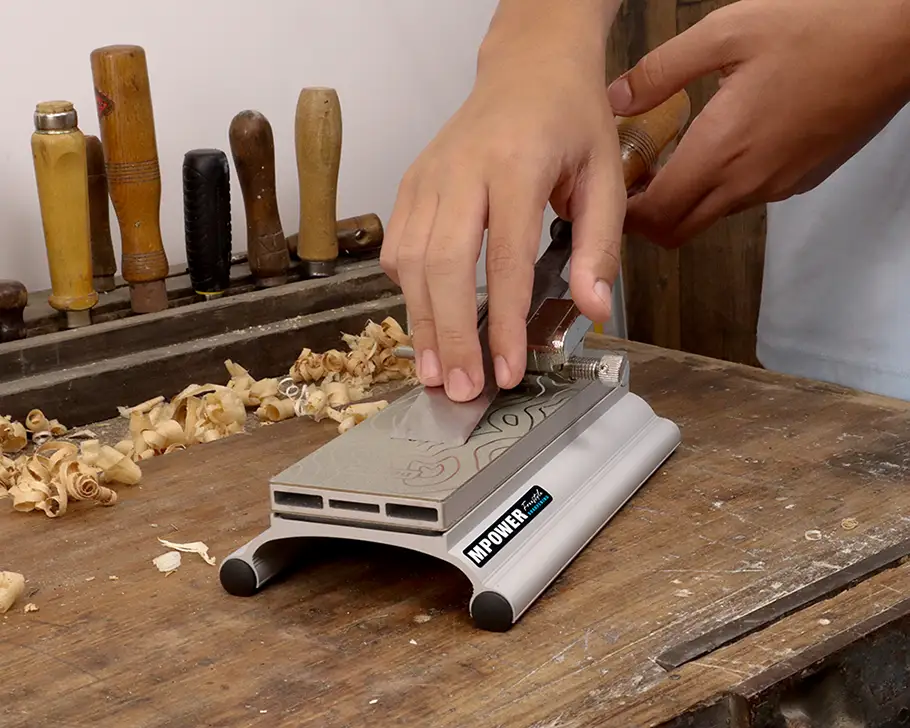 MPower SB1 Sharpening Stone Set, Double Sided Diamond Whetstone Kit 600/1200 - Image 4