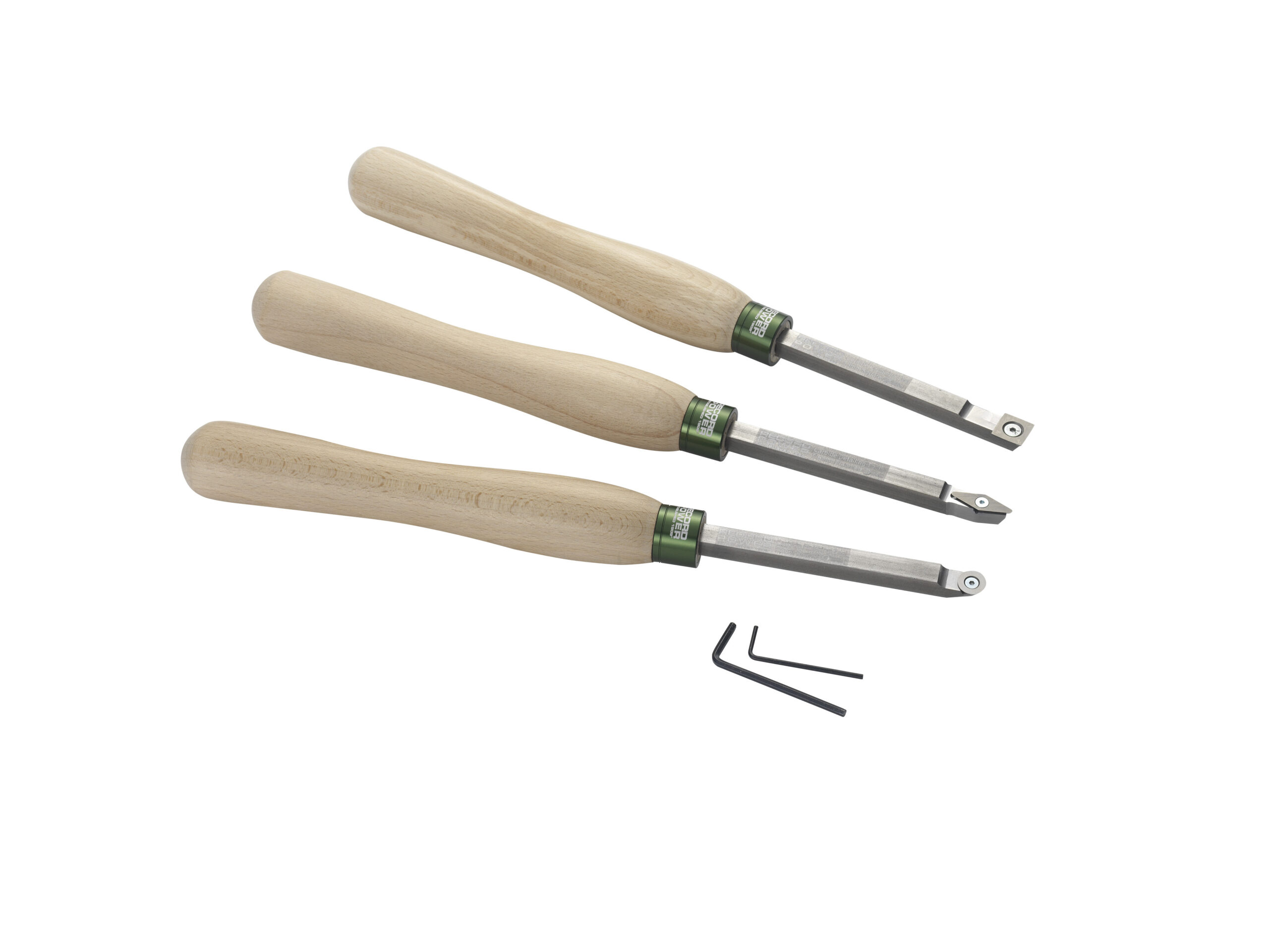 Record Power Carbide Set of 3 Woodturning Tools, with 9" ProComfort Handle