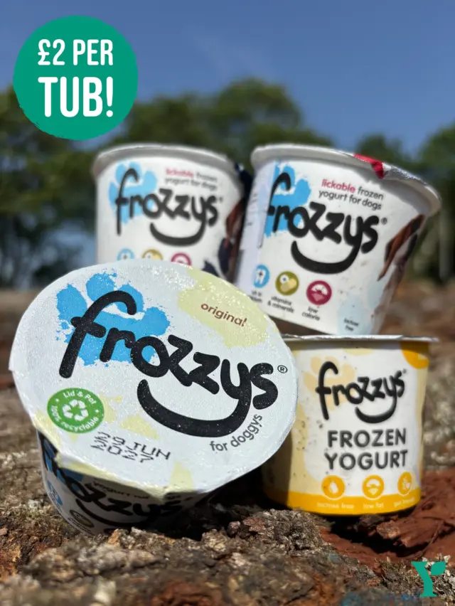 ☀️Keep your four legged friends cool with Frozzys!❄️

New to Yandles Pet Supplies - Frozzys frozen yogurt for dogs! The perfect treat for your four legged friends during this heatwave 🐶

#petsupplies #heatwave #bankholidayweekend #pet #dog #frozenyoghurt