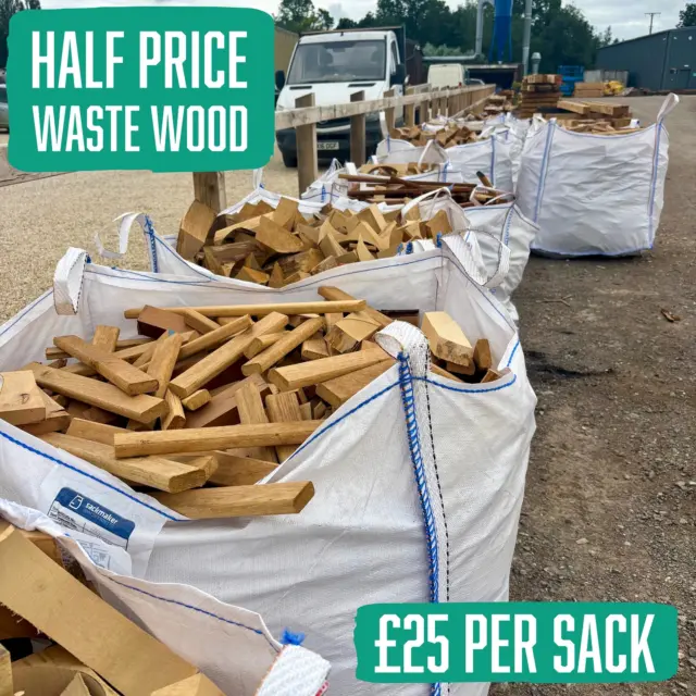 We have loads of offcut dumpy sacks available - now half price! 😲

Due to surplus offcuts we are now selling each dumpy sack for £25 each, while stocks last. 

Dumpy sacks are only available to purchase in the Toolshop on a first come first serve basis. We are unable to reserve without payment. Dumpy sacks must be loaded onto a trailer or similar for collection, our forklift is available Monday - Friday morning. 
Collection only.

#woodworking #woodturning #hardwood #woodoffcuts #offcuts #somerset